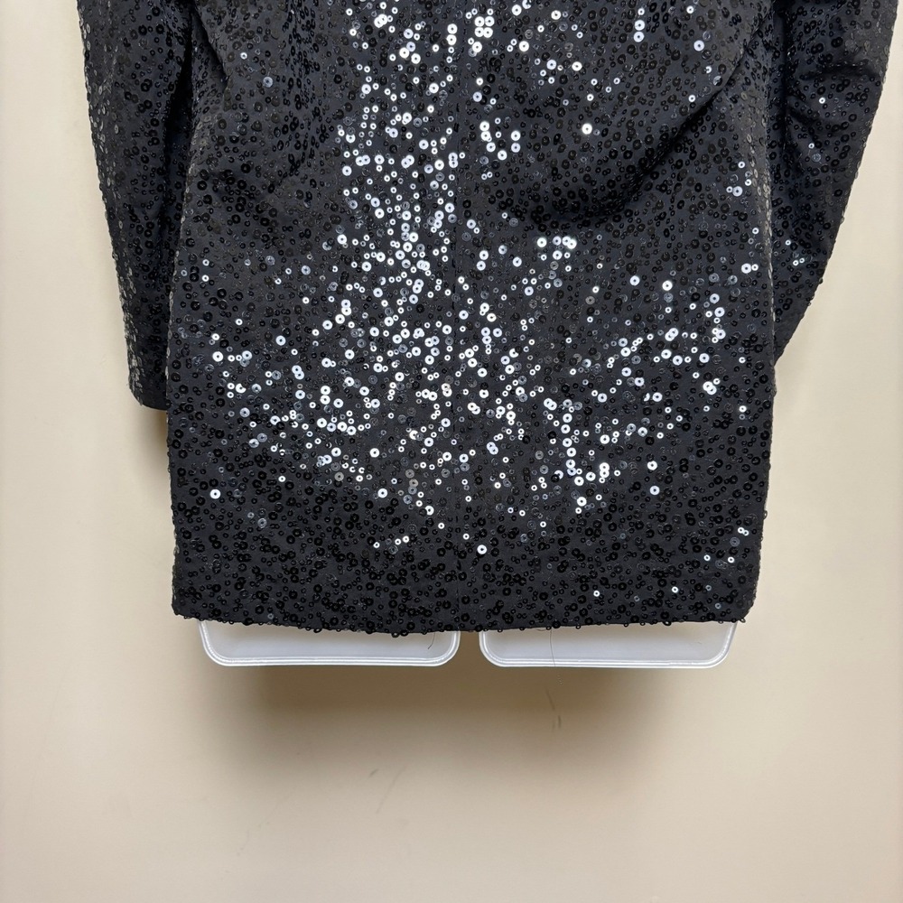 Lafayette 148 Silk Sequin 2 Piece Set Square Neck Open Cardigan Top Womens XL - Picture 7 of 9